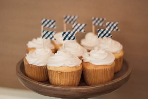 Rustic Paper Airplane Party | Rustic paper airplane party with all handmade party decorations and ticking stripe banner. FREE printable banner template!