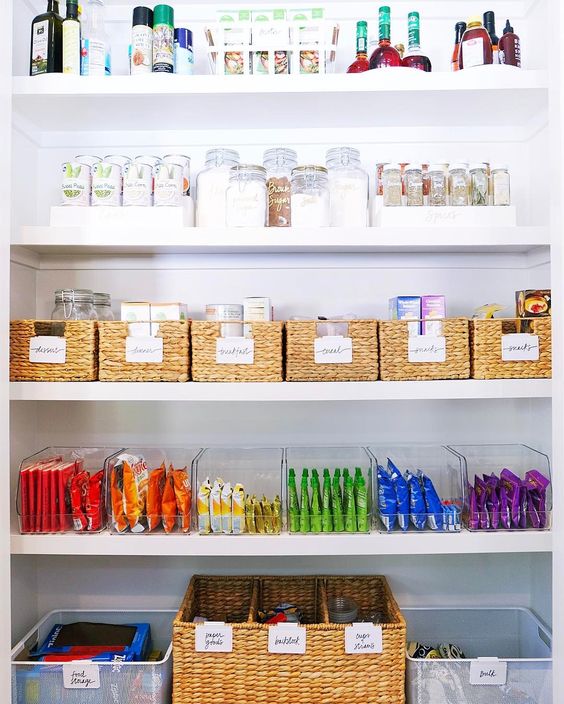 3 Steps to an organized pantry with Dahlias and Dimes