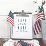 Land of the Free Patriotic Printable